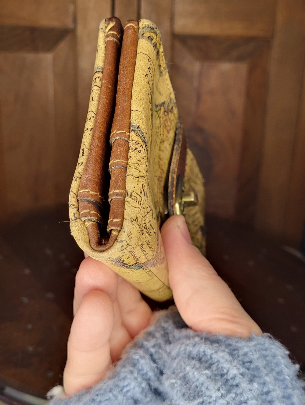 Patricia Nash Leather Wallet  European Map - Picture 11 of 16